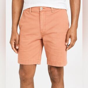 J.Crew Chino Shorts – Faded Orange Tan, Classic Fit, Size 33